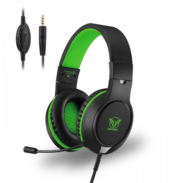 Masacegon H-10 is a primary kind of gaming headset, which brings you vivid sound field, sound clarity, sound shock feeling, capable of various games. Its super soft Over-ear pads is more comfortable for long time wear