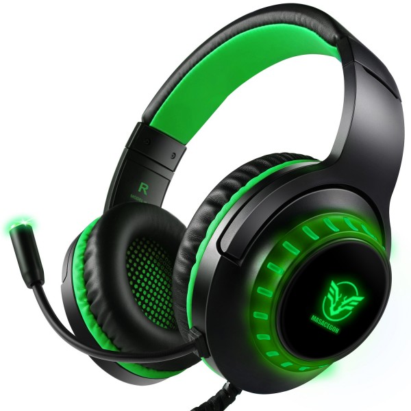 Masacegon H-11 is a primary kind of gaming headset, which brings you vivid sound field, sound clarity, sound shock feeling, capable of various games. Its super soft Over-ear pads is more comfortable for long time wear